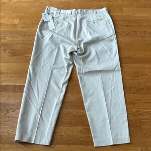 NWT NEW Perry Ellis Men's Light Khaki Chinos Lightweight Straight Leg 38x30